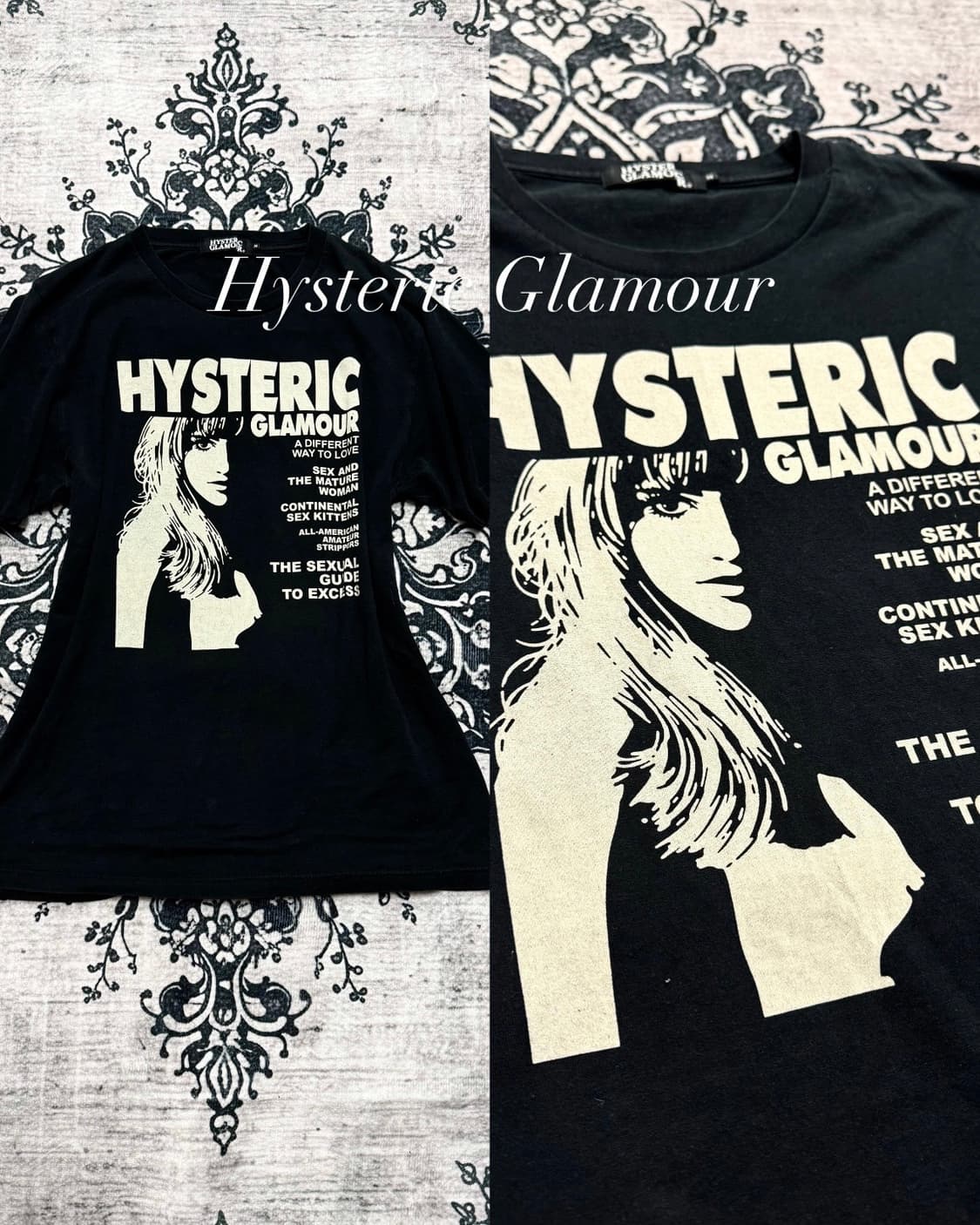 Hysteric Glamour punk y2k tee 상품이미지1