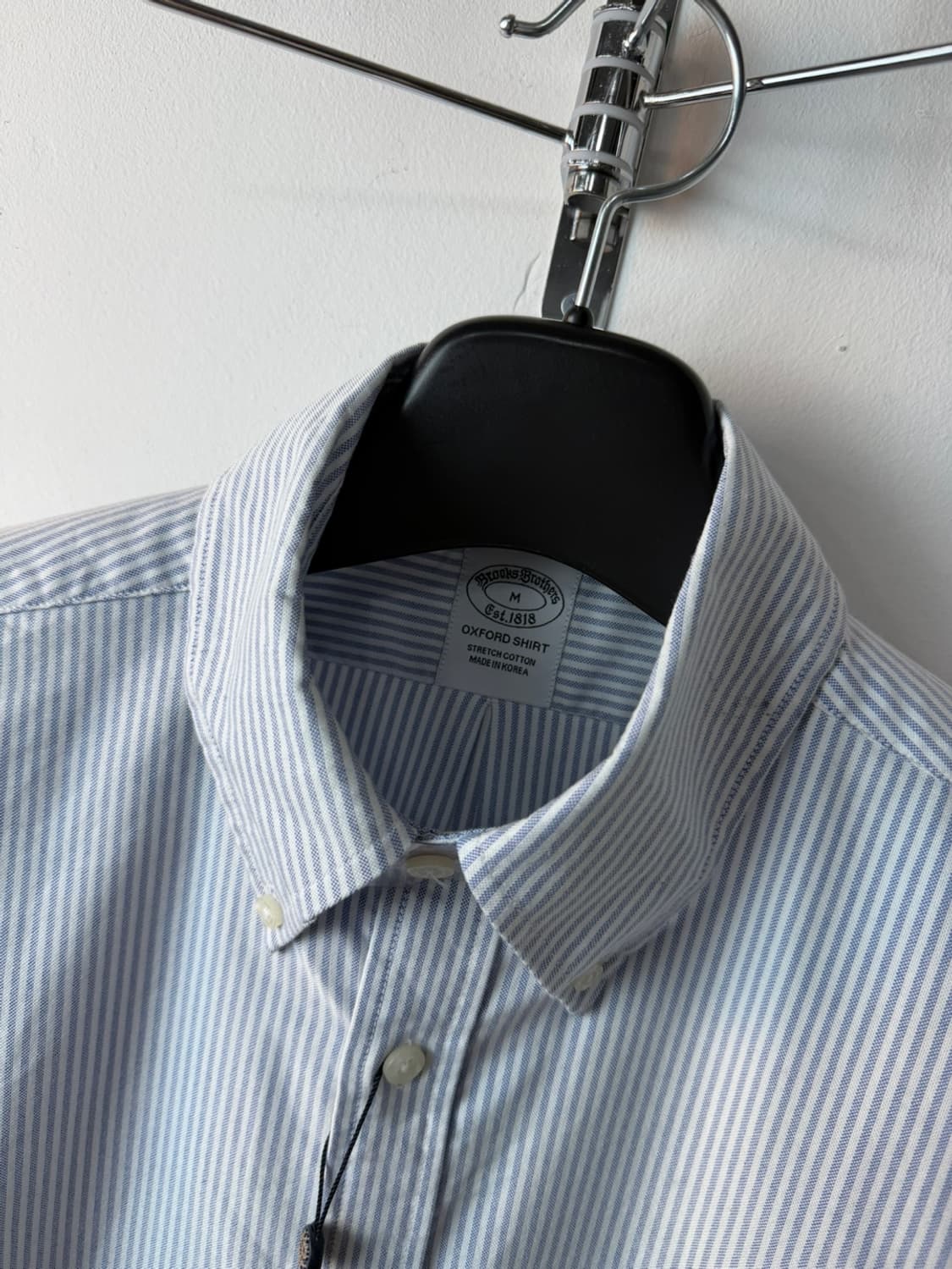 브룩스 브라더스 스트라이프 옥스포드 셔츠  상품이미지4