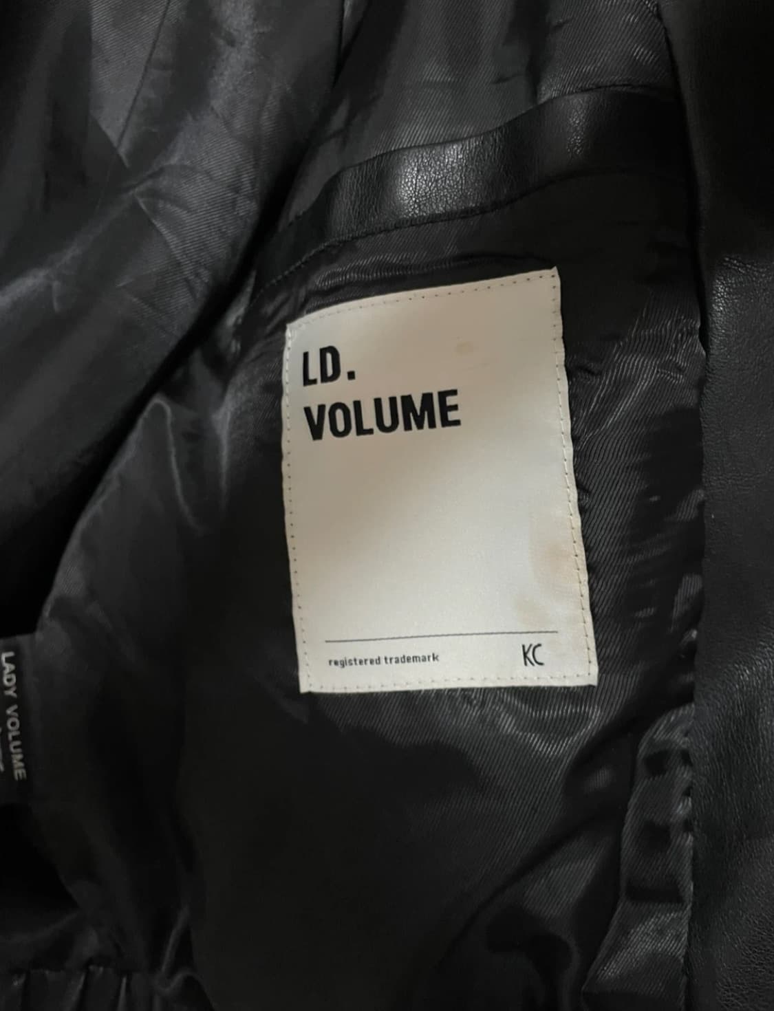 레이디볼륨 레더자켓 상품이미지3