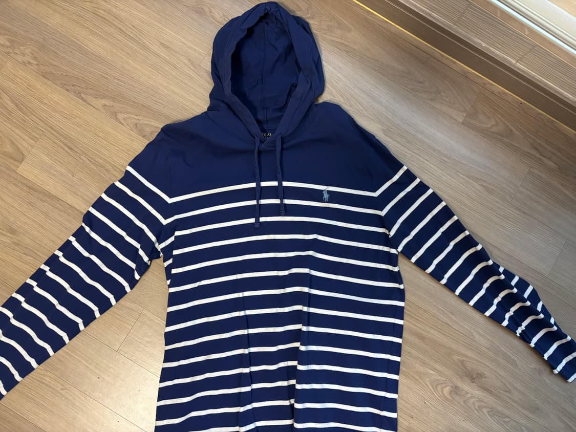 폴로 스트라이프 후드티(상태좋음,미국제품) 상품이미지1