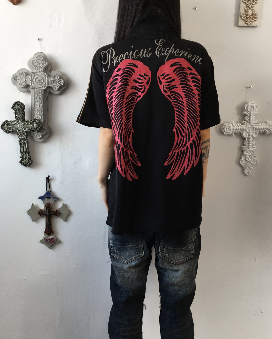 Back wing point track zip up 상품이미지1