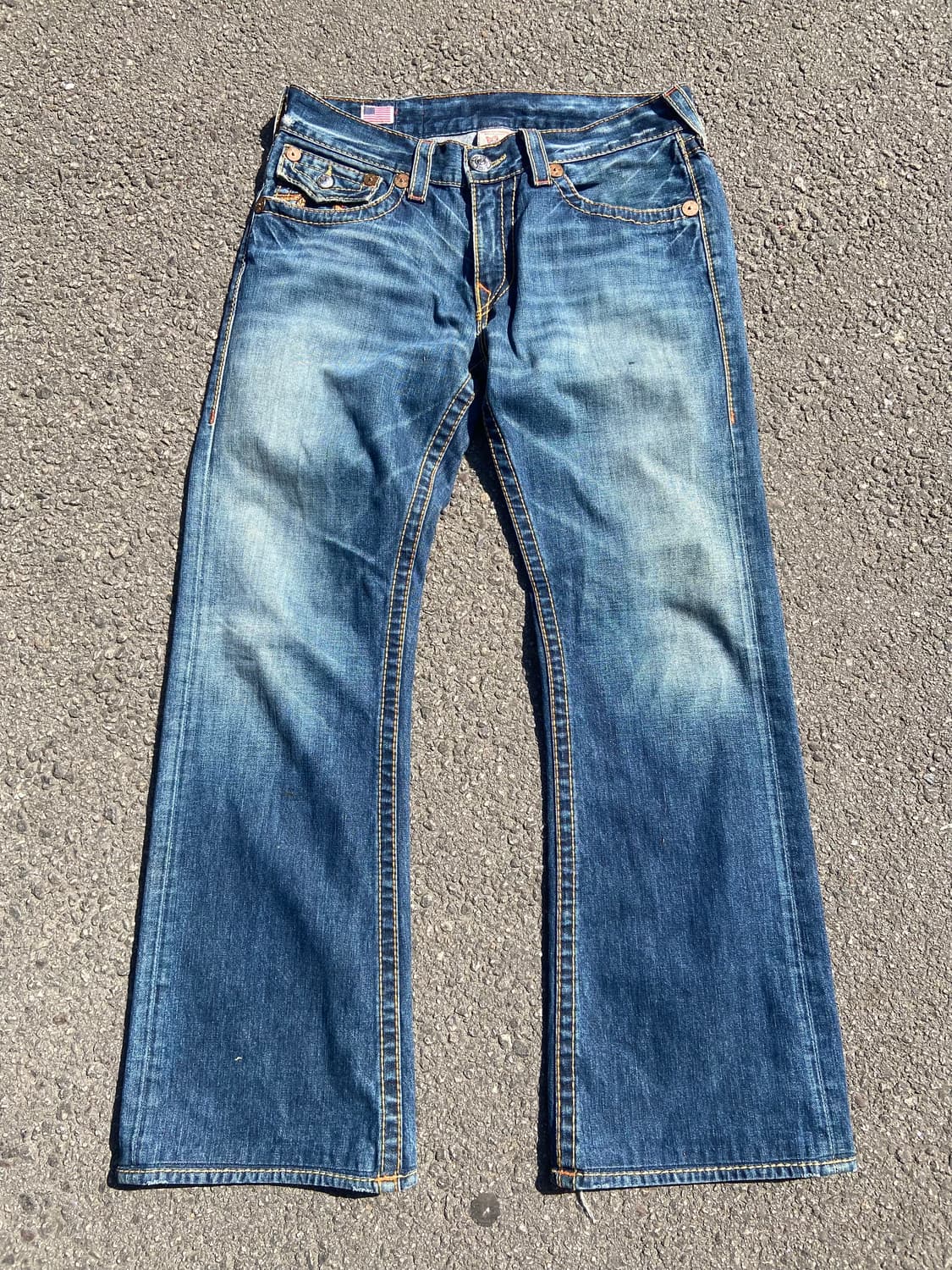 True Religion Rainbow Billy Flaired Jean 상품이미지2