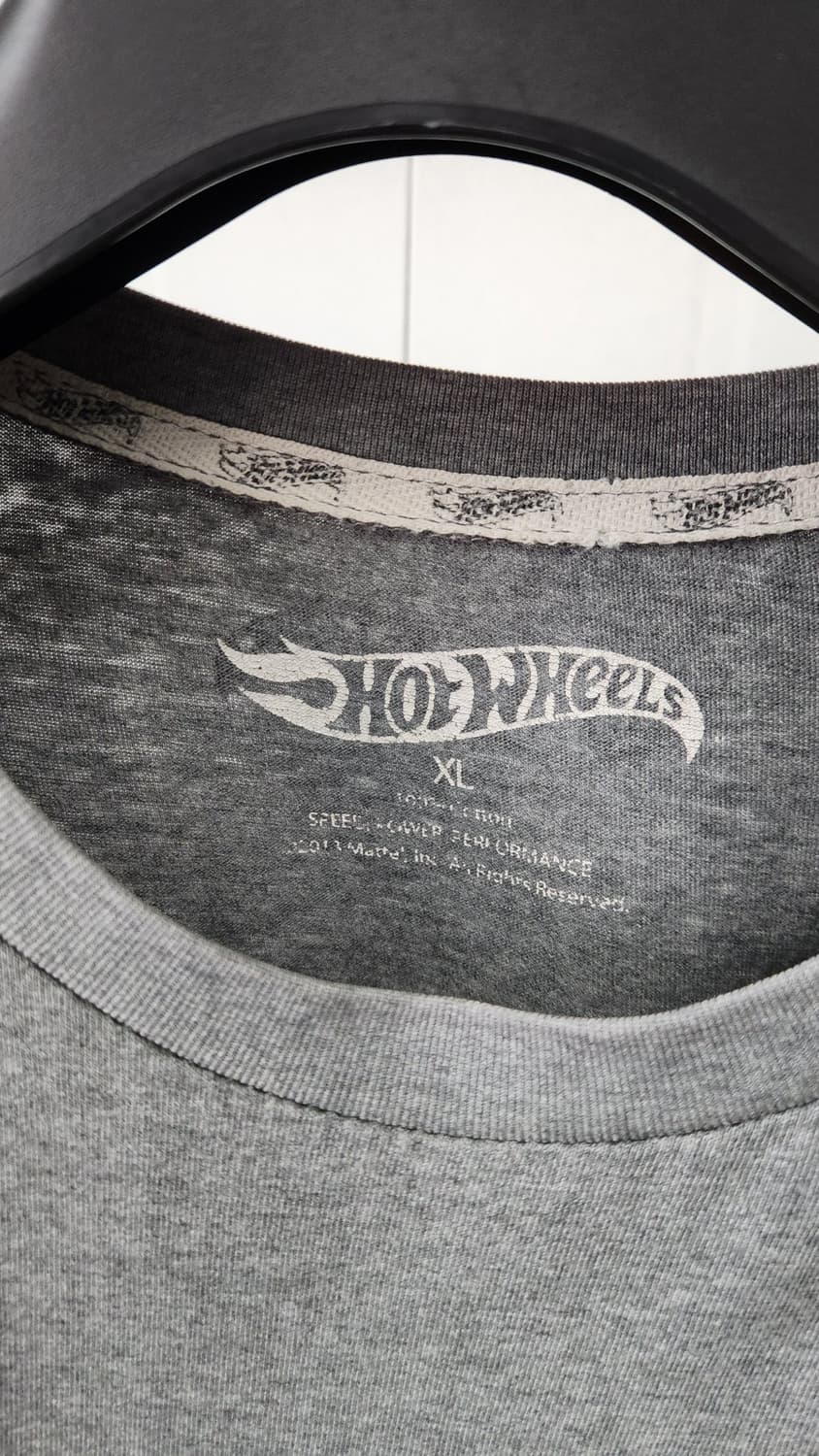 90's 빈티지 핫 휠 Hot Wheels 그레이 반팔티 XL 상품이미지6