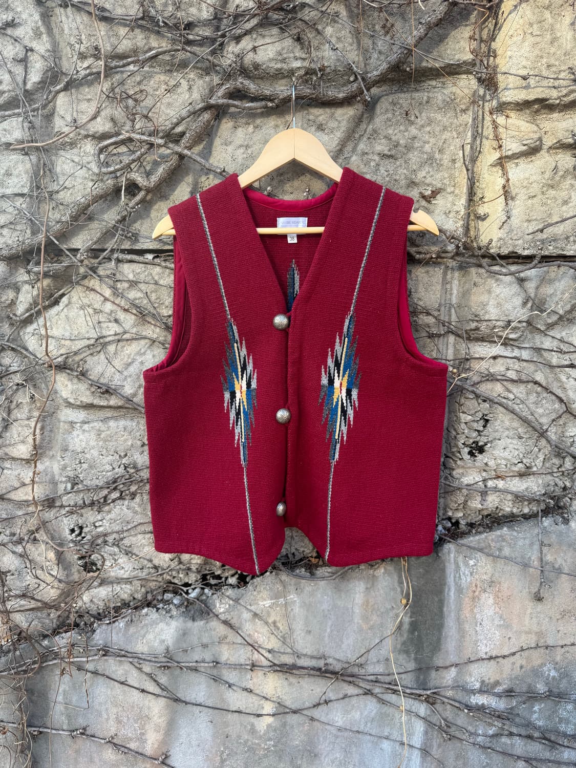 빈티지 nambe 위버 메이드 핸드 우븐 울 오르테가 치마요 베스트 상품이미지1