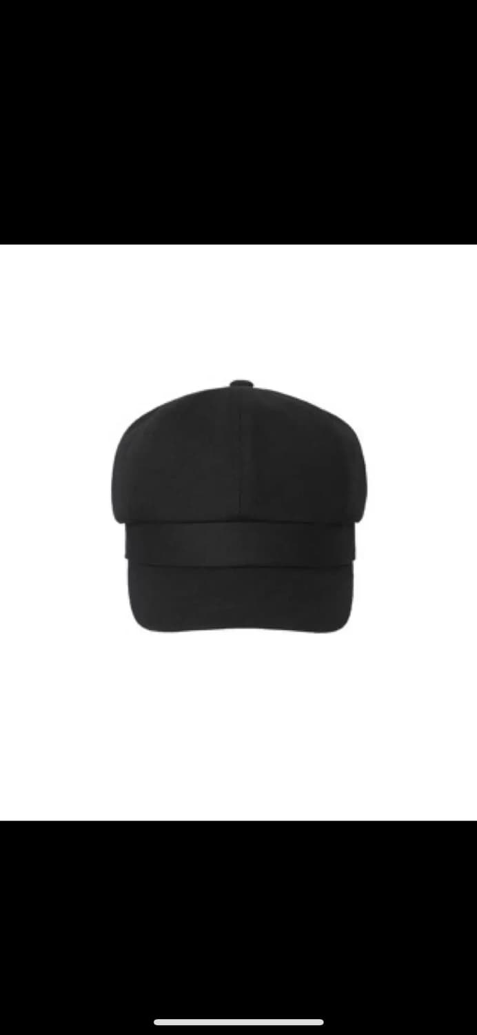 쓰리타임즈 코튼 로고 뉴스보이 캡 상품이미지1