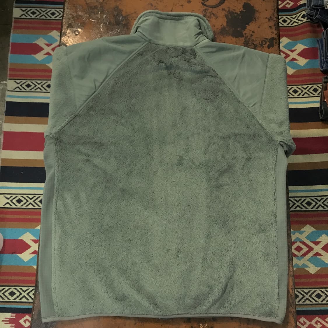 Us army 미군 카키 플리스 집업 자켓 남성 110 사이즈 상품이미지7