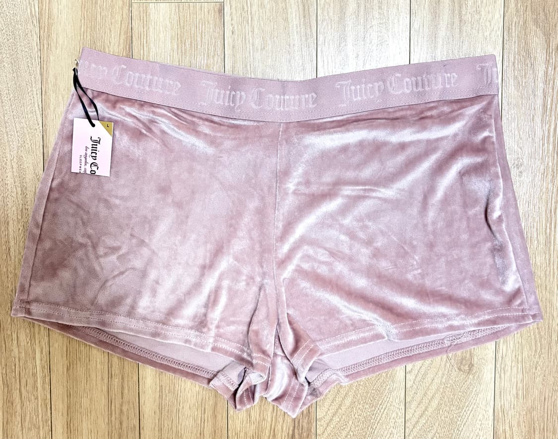 쥬시꾸뛰르 벨벳 숏팬츠 새상품 상품이미지2