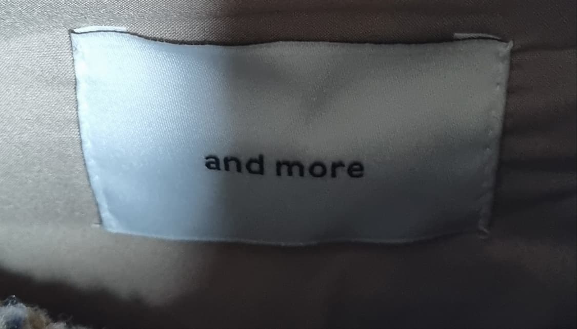 ~L (77) 앤드모어 패턴 반집업 후리스 맨투맨 상품이미지3