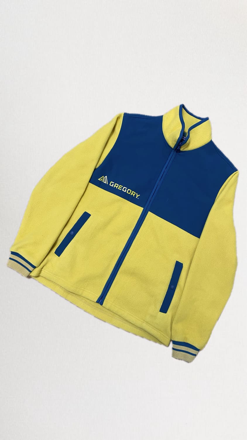그레고리 GREGORY 플리스 자켓 옐로우 M 상품이미지1