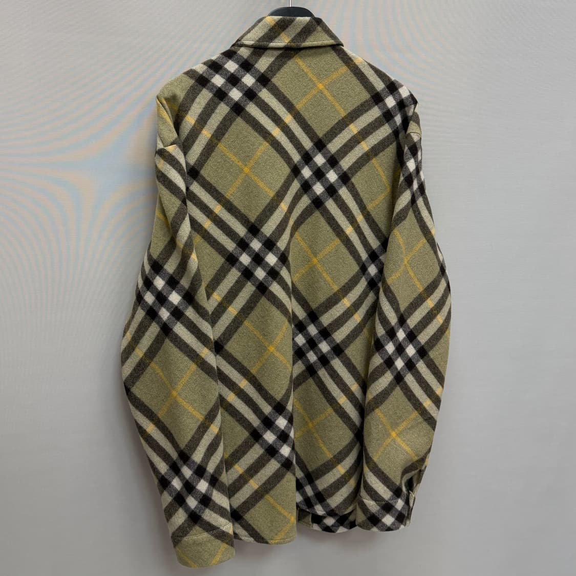 버버리 체크 울 블렌드 오버셔츠 ( 95~100 ) 상품이미지6