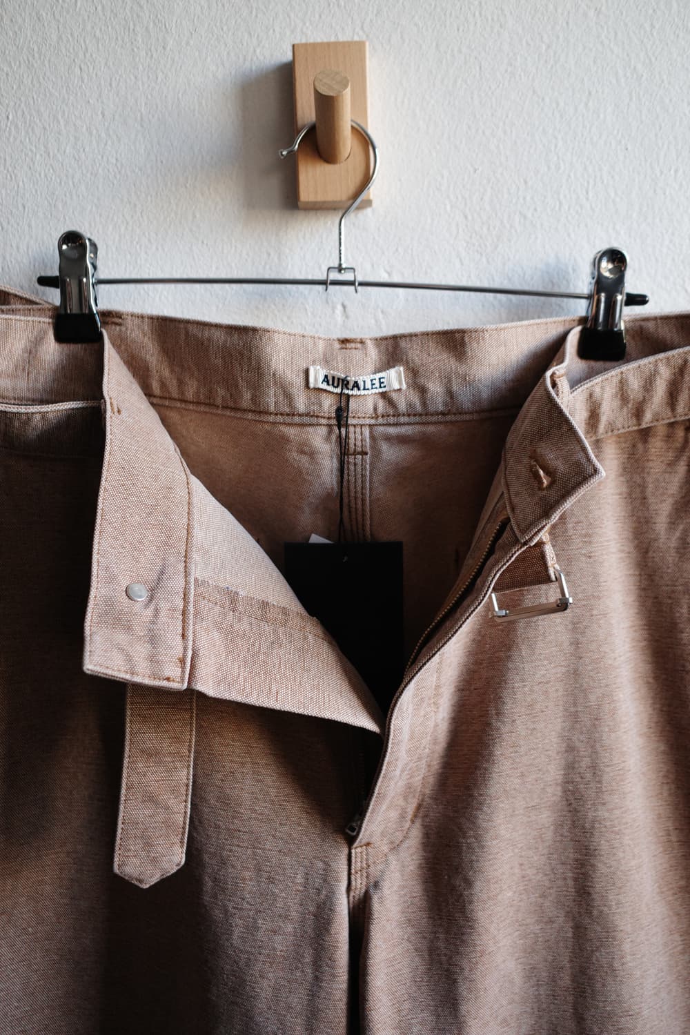 오라리 워시드 오가닉 벨티드 팬츠  상품이미지7