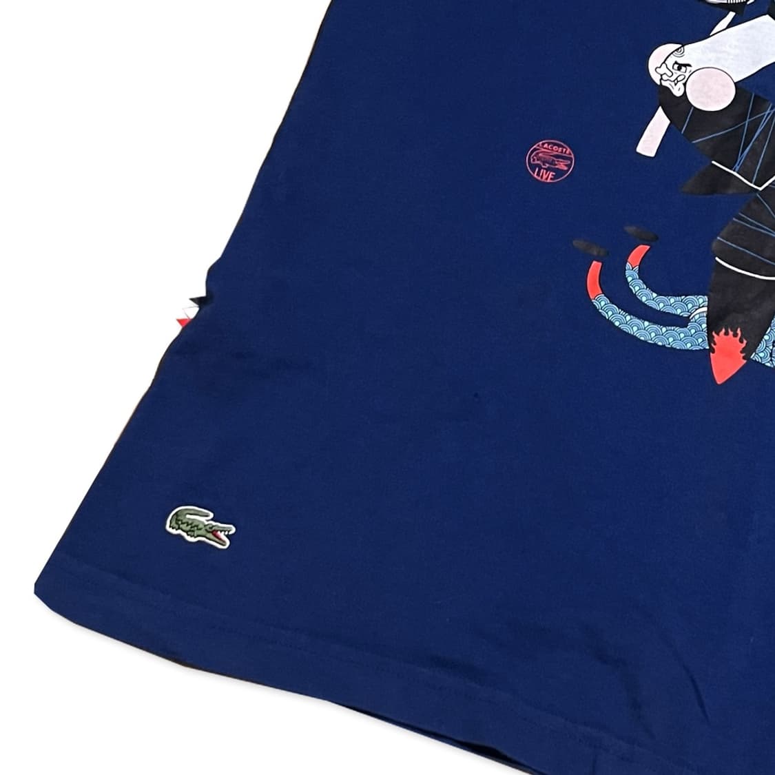 Lacoste live  x Honet 콜라보 프린팅 반팔티 상품이미지4