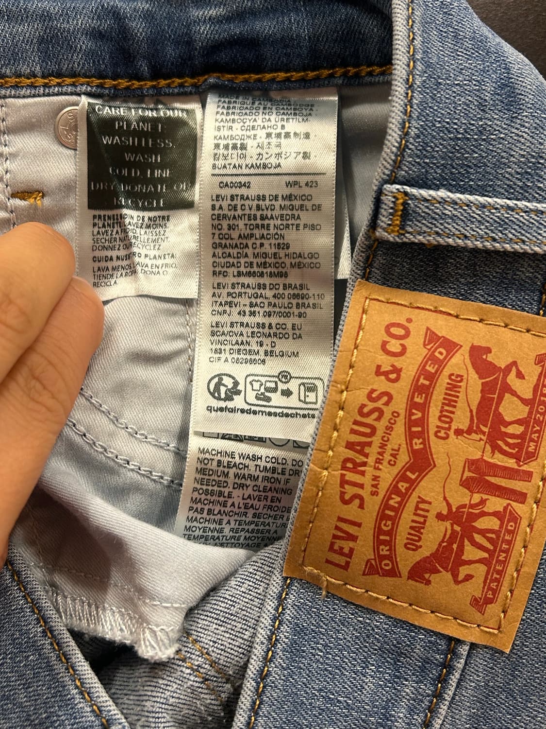 리바이스 312 쉐이핑 슬림 청바지 26인치 상품이미지5