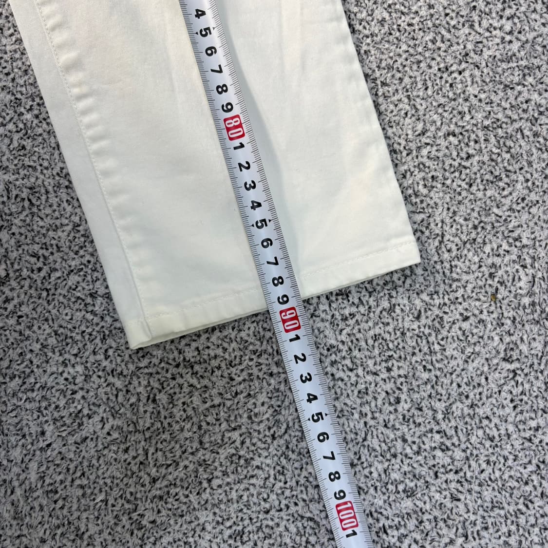 67-91 헤지스 여성 화이트 팬츠 0325J 상품이미지7