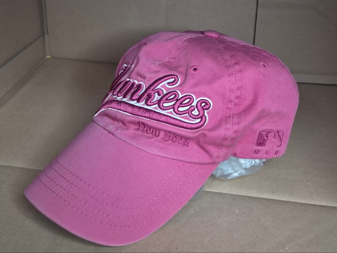 MLB 뉴욕 양키스 핑크 야구 모자 상품이미지2