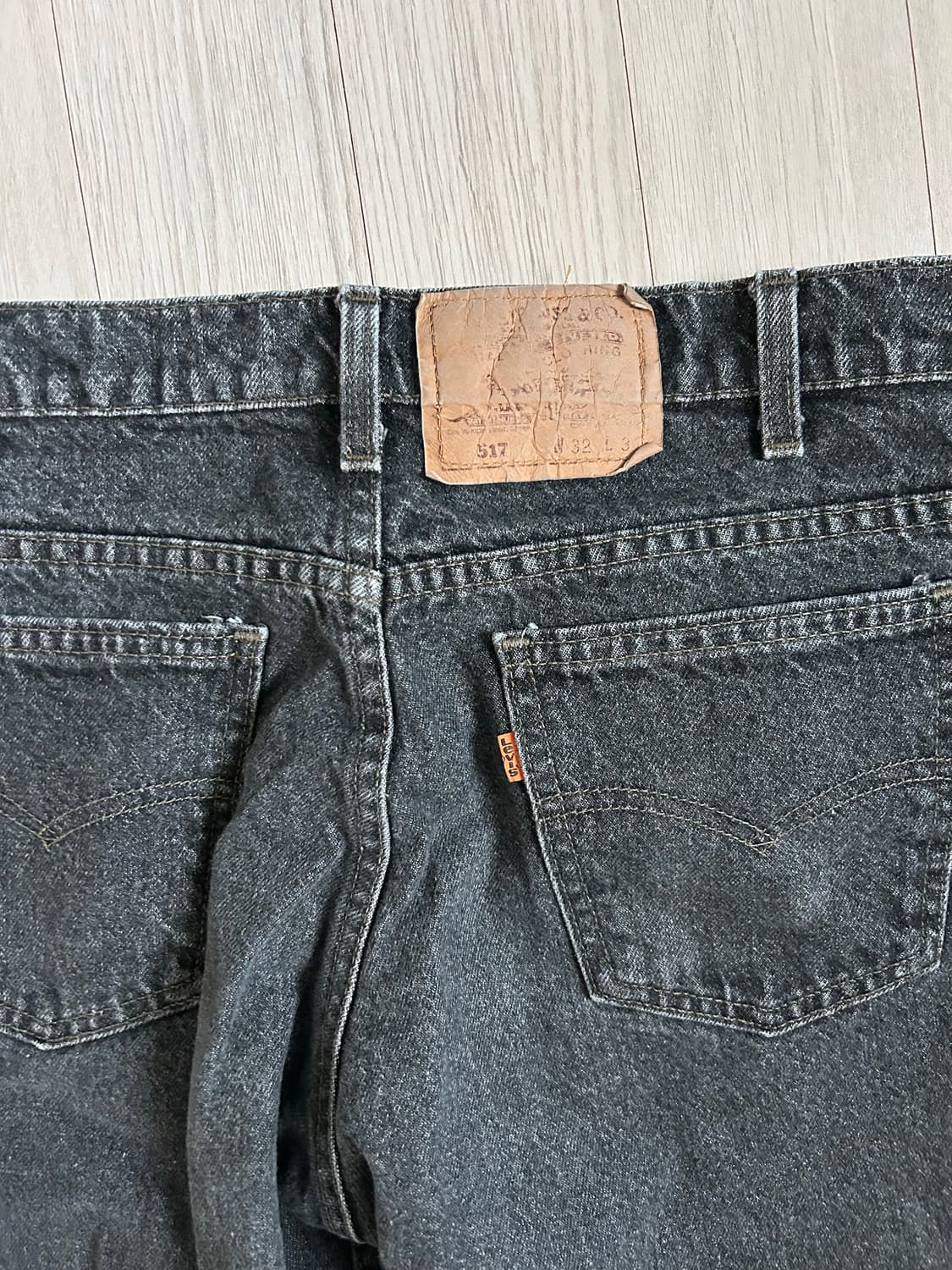빈티지 리바이스 517 흑청 usa 90s 상품이미지5