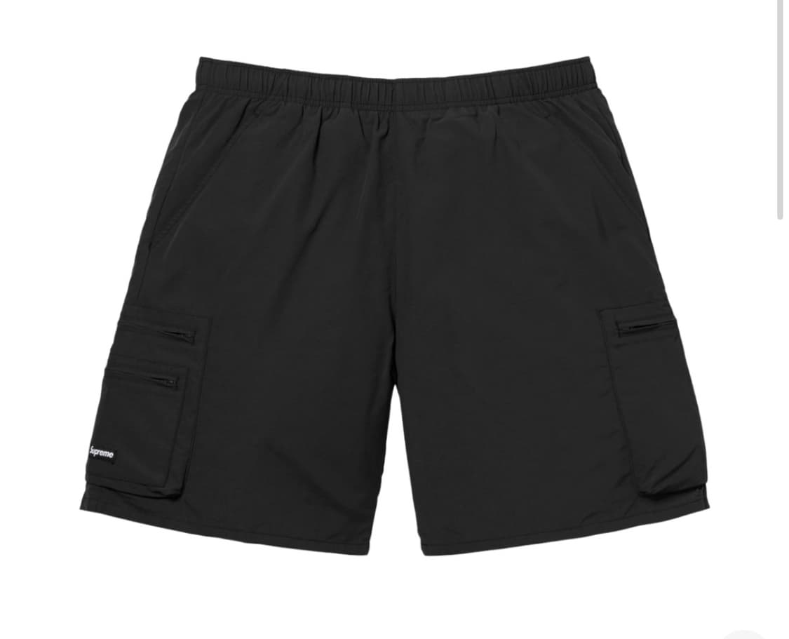 슈프림 카고 워터 쇼츠 블랙 - 25SS XXL 2XL 상품이미지1