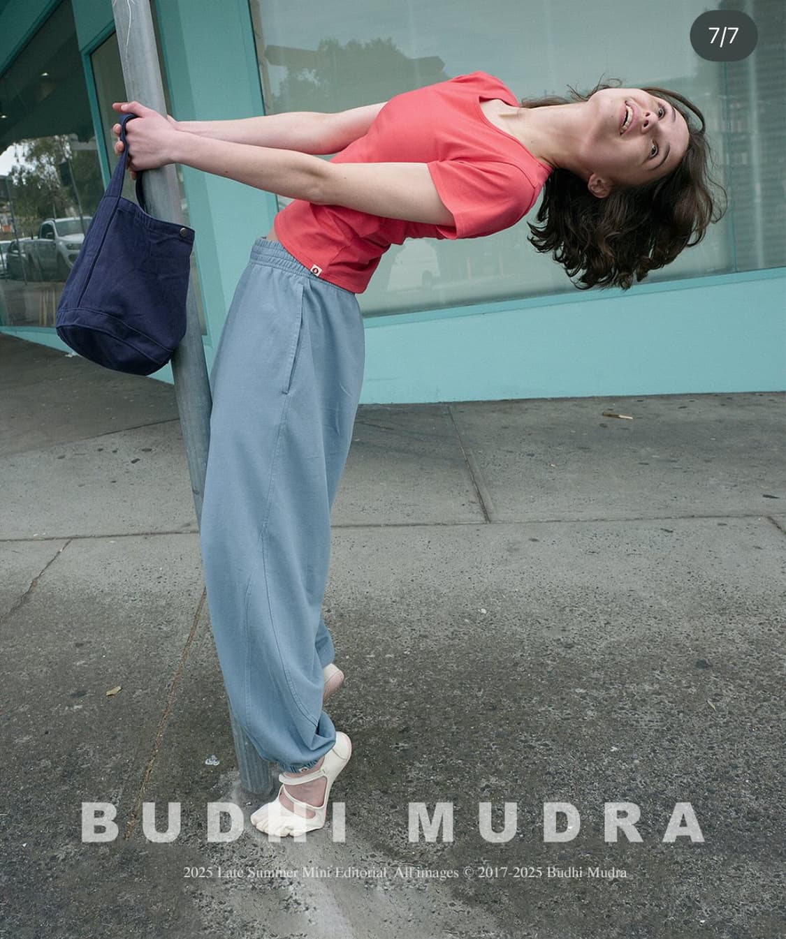 부디무드라 다이애그널 조거팬츠 상품이미지2