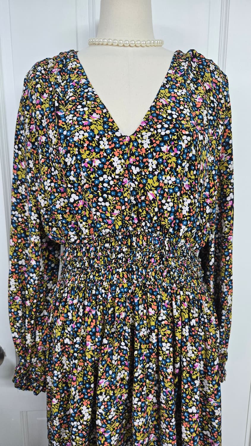 새상품)Rails 레일즈 플라워 원피스 상품이미지4