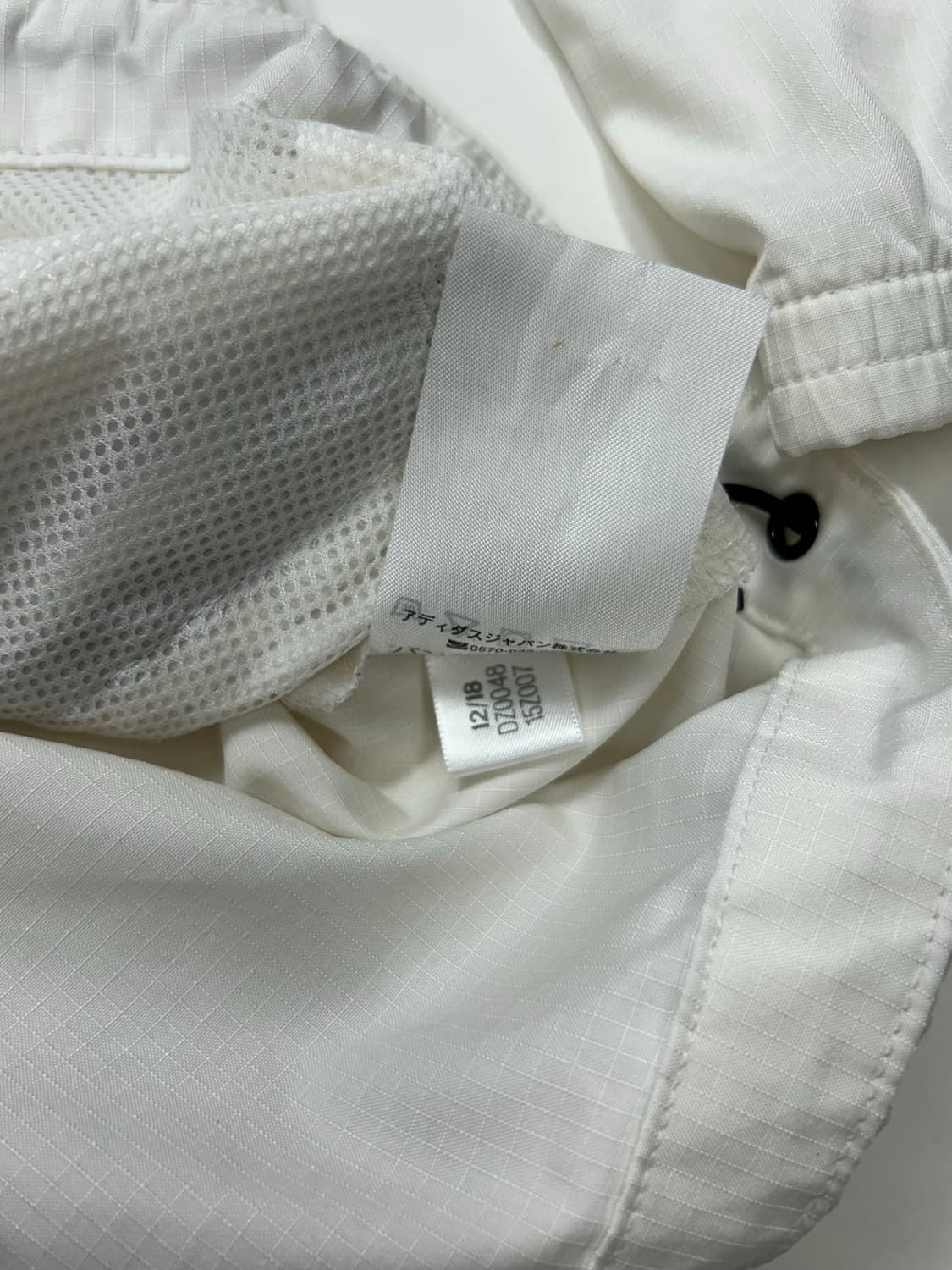 아디다스 제펜 화이트 바람막이 L 상품이미지7