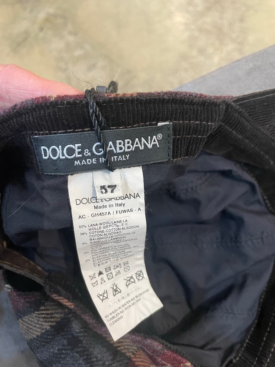 돌체앤가바나 캡 모자 상품이미지3