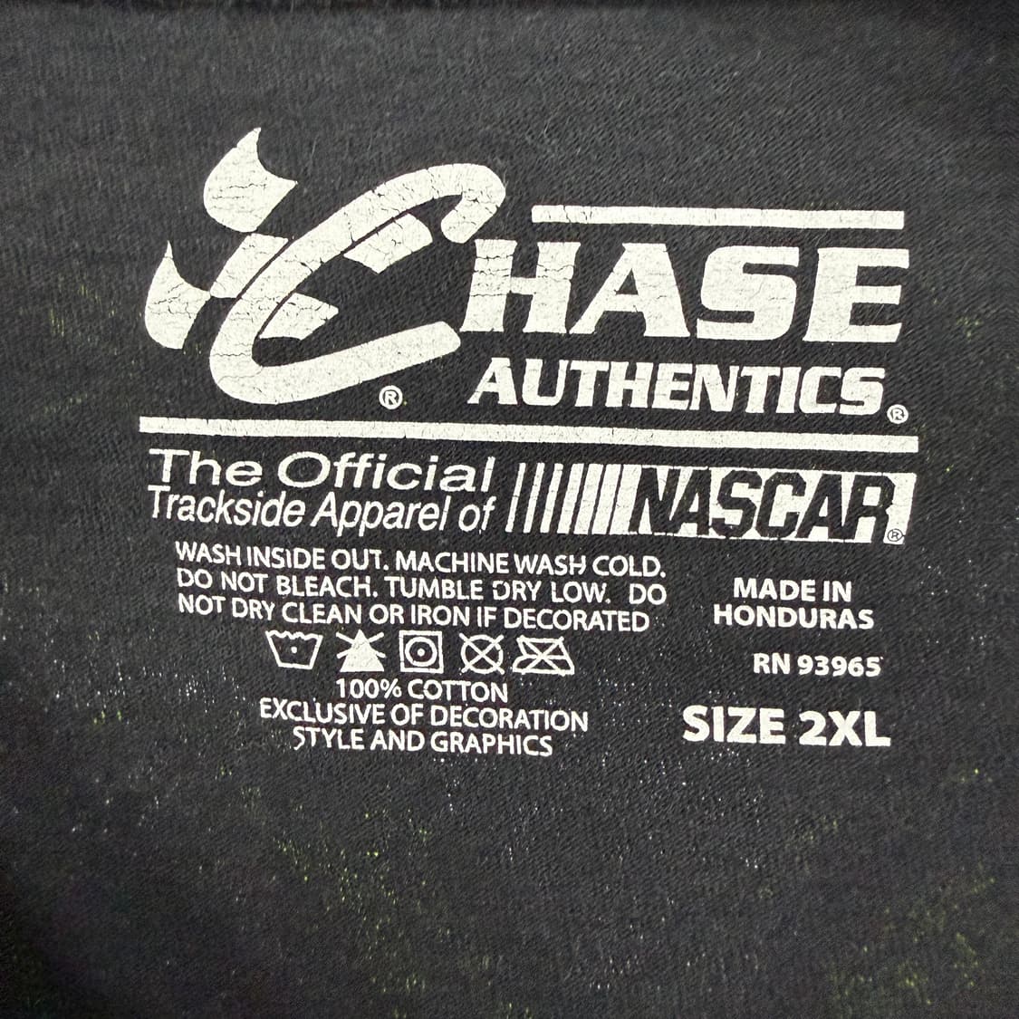(XXL)체이스 Chase 나스카 오피셜 반팔티셔츠(블랙) 상품이미지2