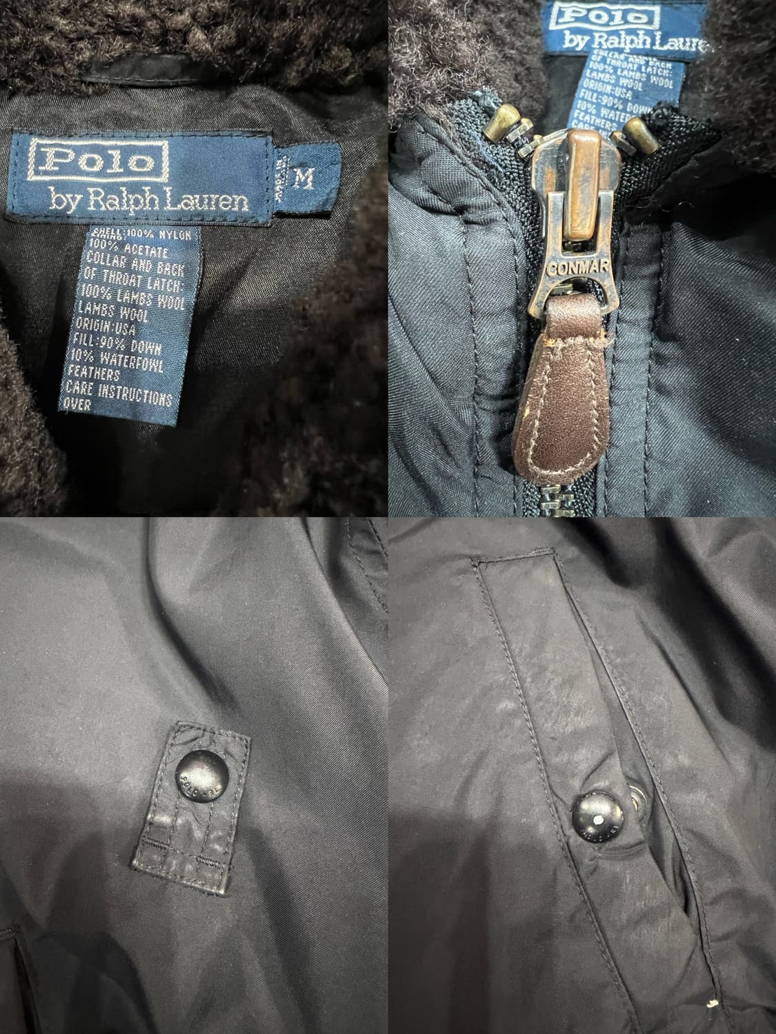 Polo 폴로 b-15 플라이트 봄버 다운 자켓 m 상품이미지9