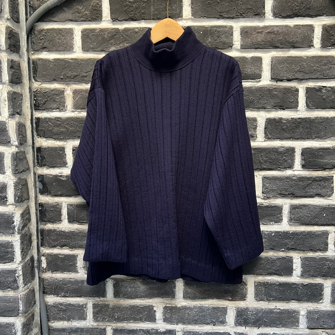 Hai by 이세이미야케 오버핏 울 터틀넥 상품이미지1