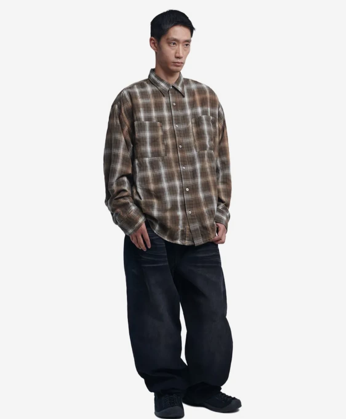 노매뉴얼 O.D 셔츠 브라운 M 상품이미지3