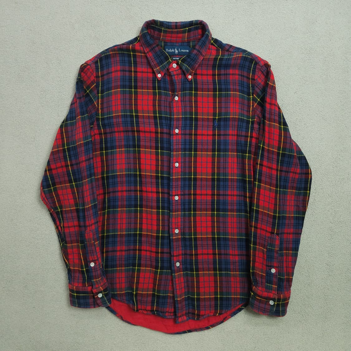 폴로 랄프 로렌 플란넬 체크 셔츠 L 상품이미지2
