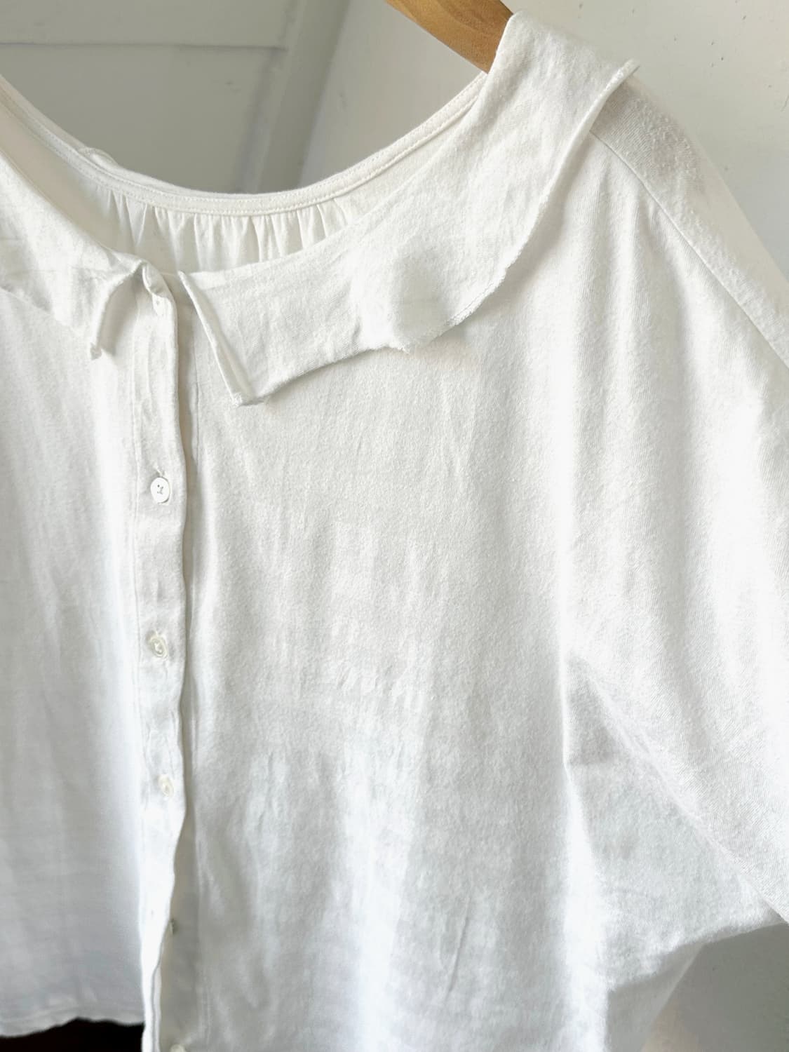 Stretched cotton stripe pattern top 상품이미지5
