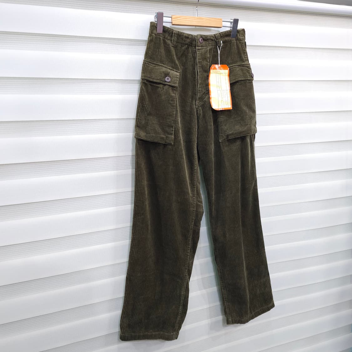 90s HOUSTON 데드스탁 코듀로이 몽키팬츠-우먼26-27정도 상품이미지1