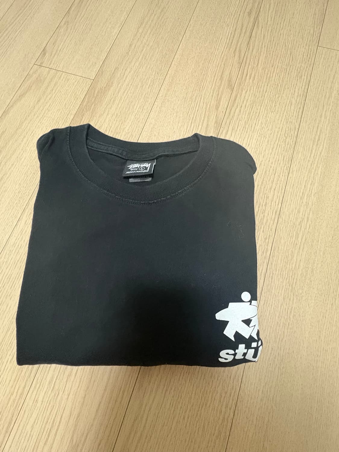 스투시 반팔 검정 L 상품이미지3