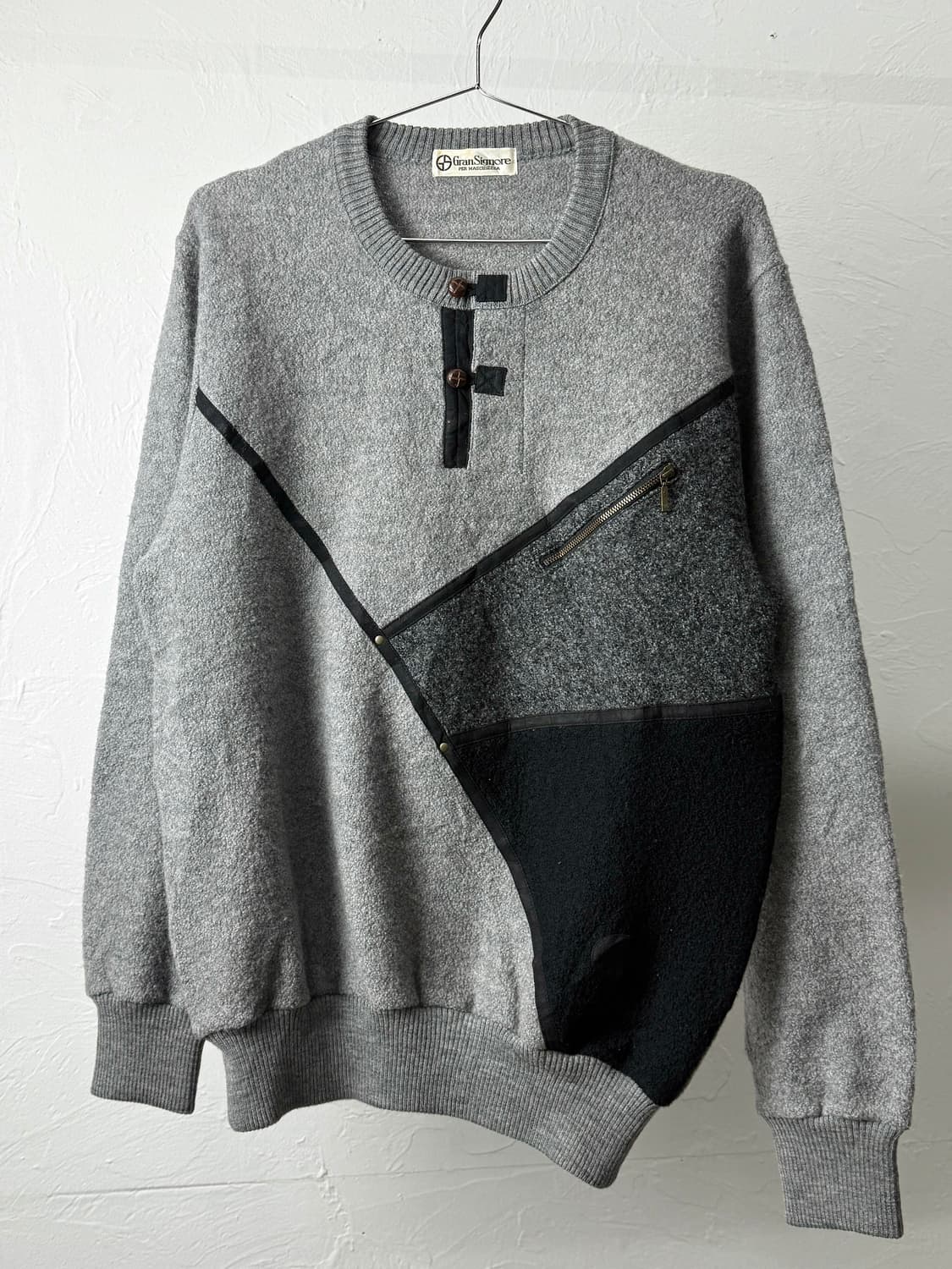 GranSignore 절개 핸리넥 스웻셔츠 상품이미지2