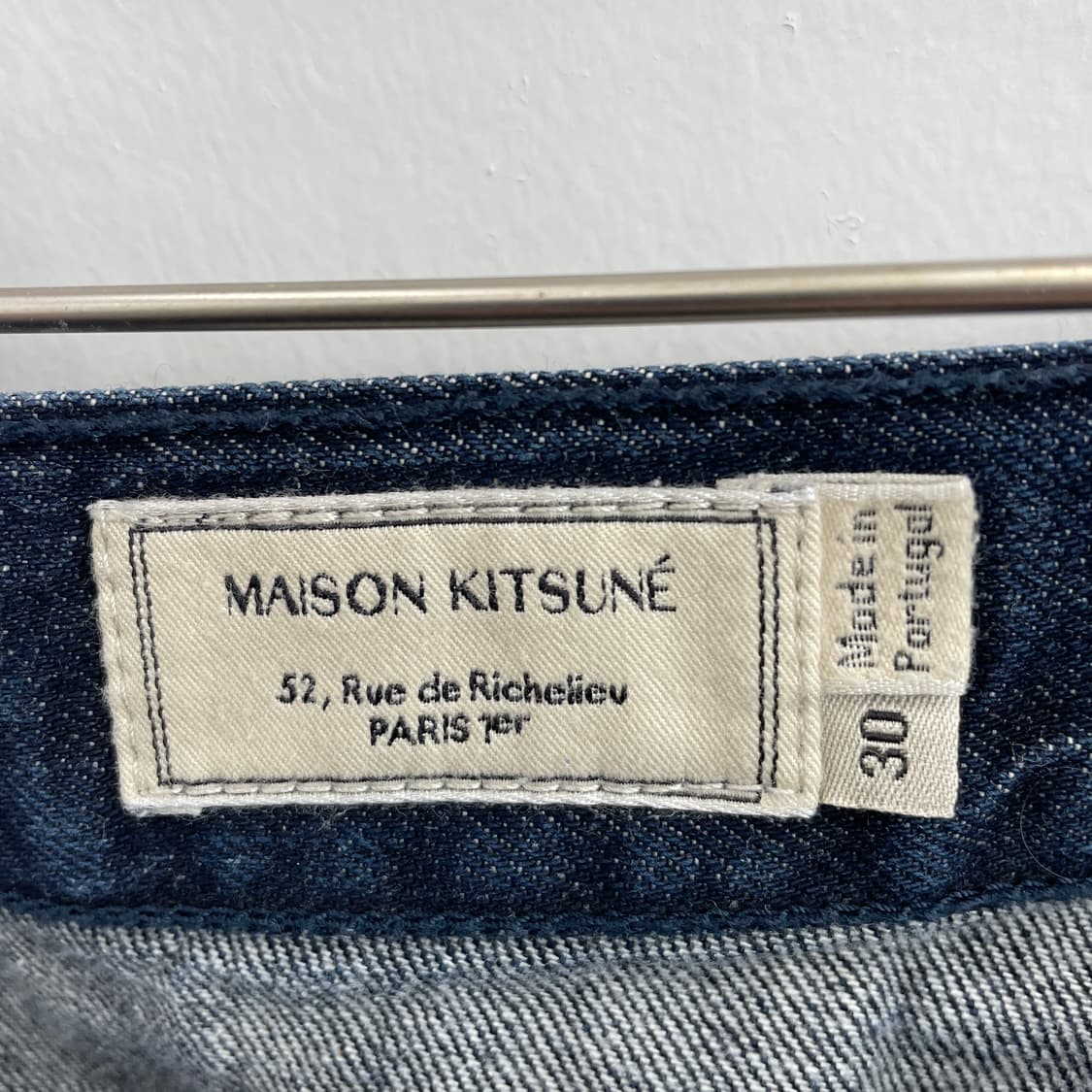 U 메종키츠네 다크 데님 팬츠 상품이미지8