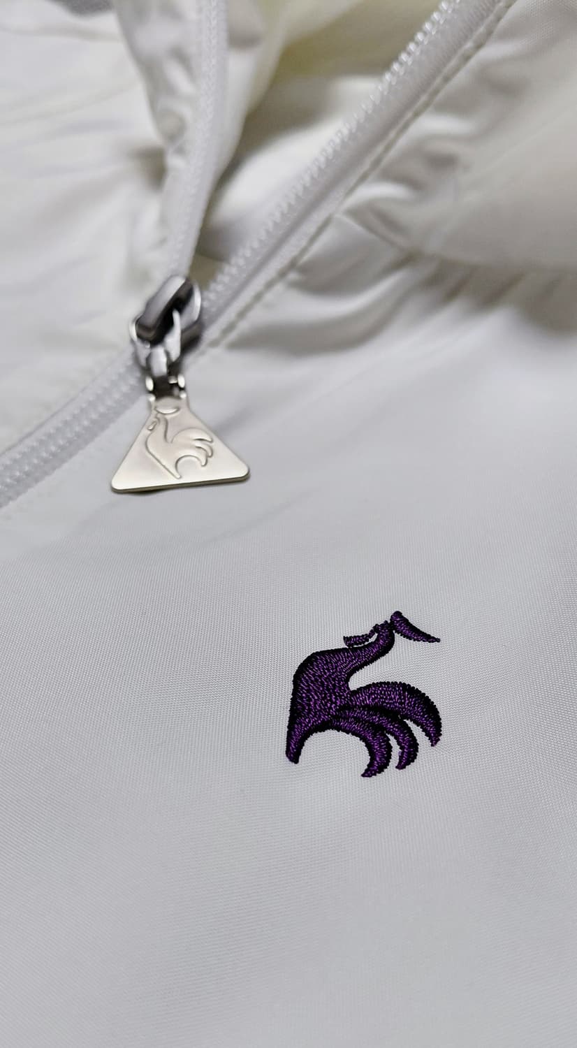 [M] 르꼬끄 골프 크롭 바람막이 화이트 여성 자켓 상품이미지8