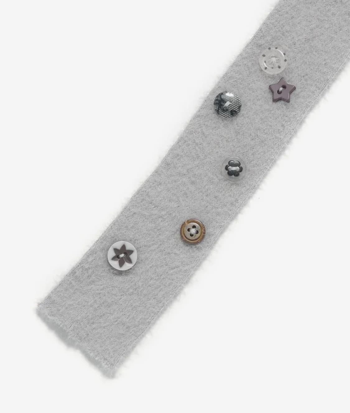 허그유어스킨 앙고라 베이비 머플러 (그레이) 상품이미지1