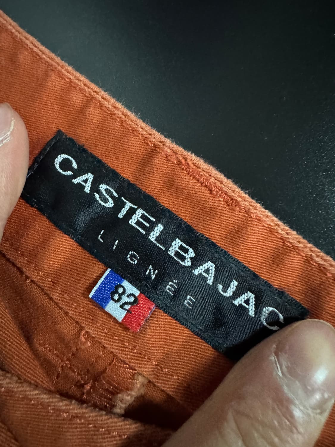 정품 까스텔바작 골프 기능성 면바지 오렌지 33.8인치 상품이미지3