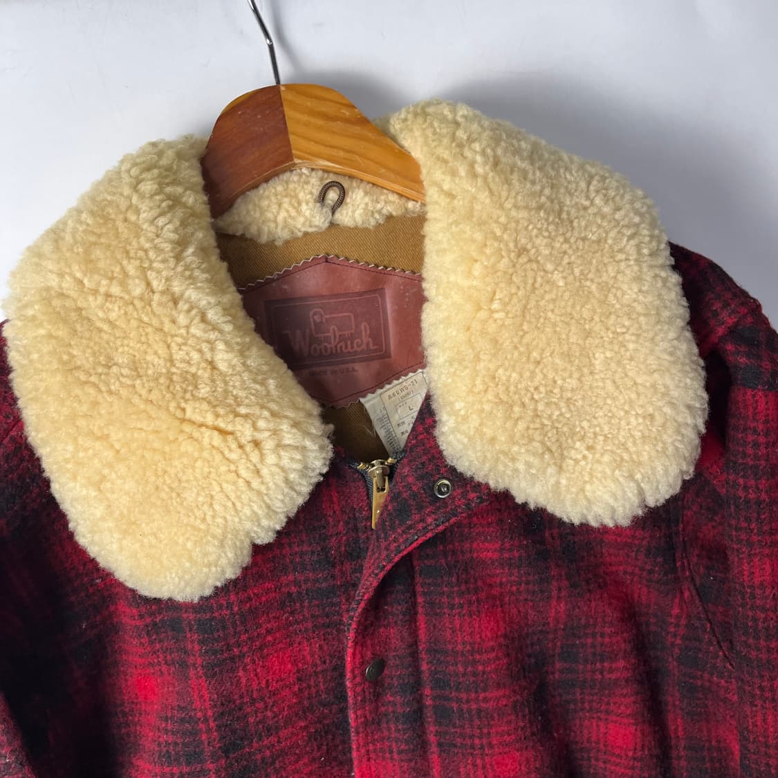 [Woolrich] 울리치 타탄 체크 울 코트 상품이미지3