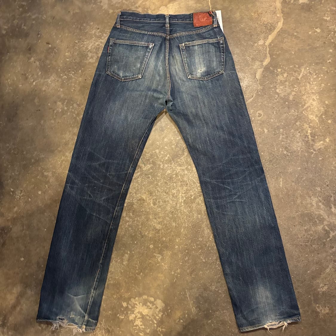 일본 레트로 크래프트 xx500 셀비지 데님 팬츠 상품이미지5