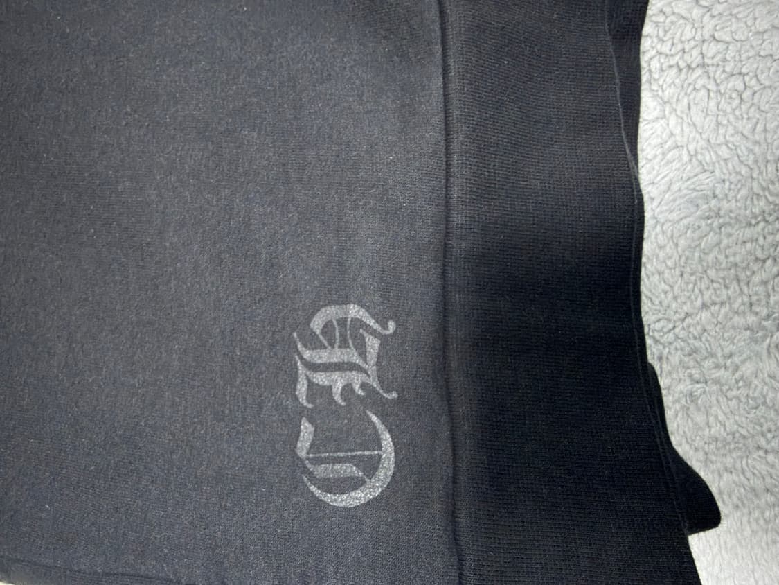 크롬하츠 로고 크루넥 블랙 스웨트셔츠XL 상품이미지5