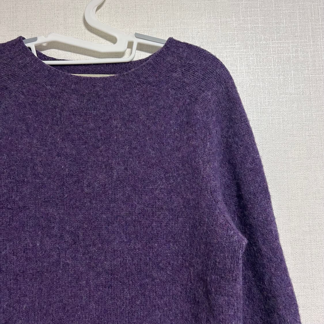 할리 오브 스코틀랜드 쉐기독 울 니트 퍼플 XS  상품이미지7