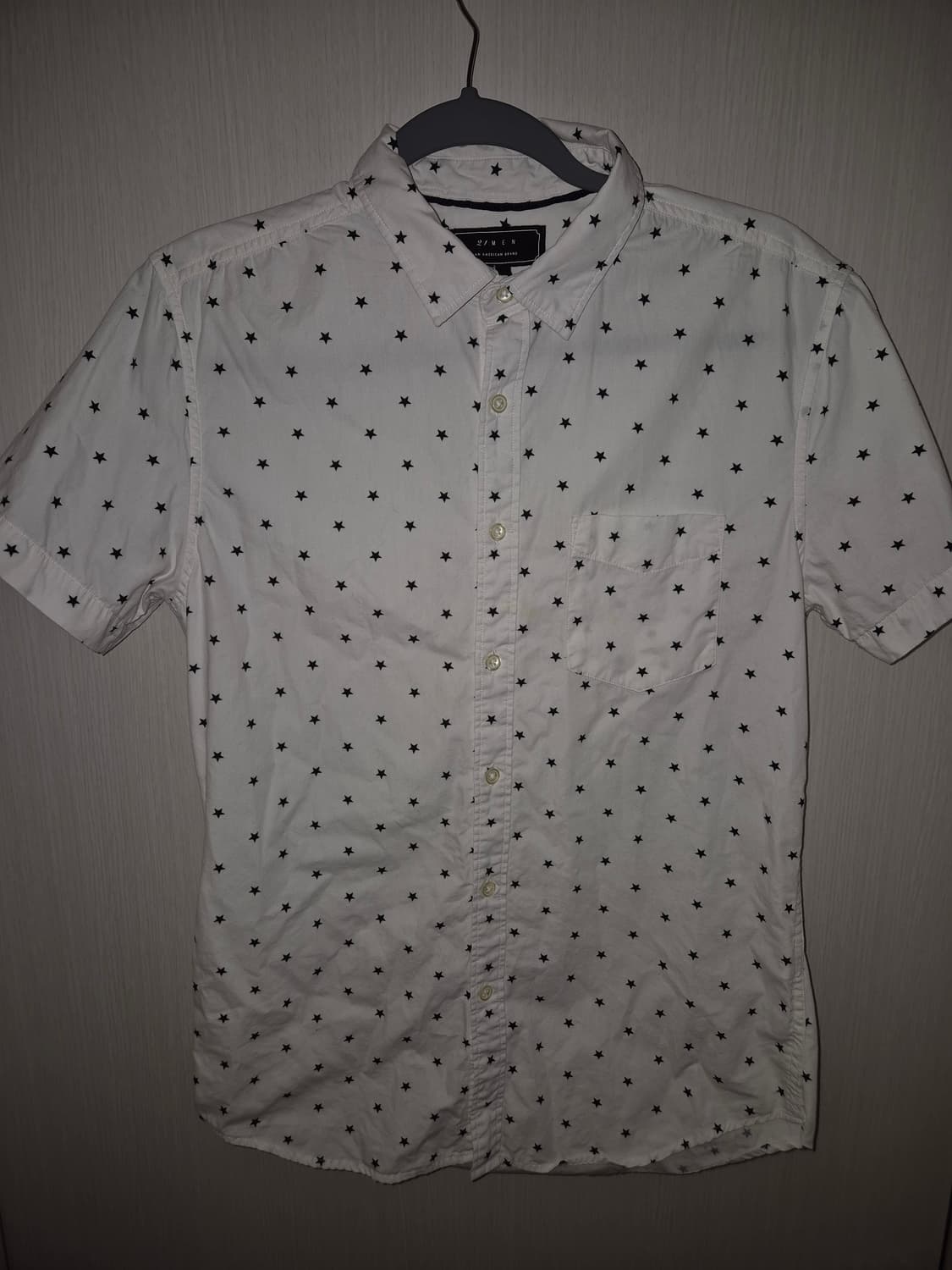 핀터깔 y2k 별무늬 스타 반팔 셔츠 상품이미지2