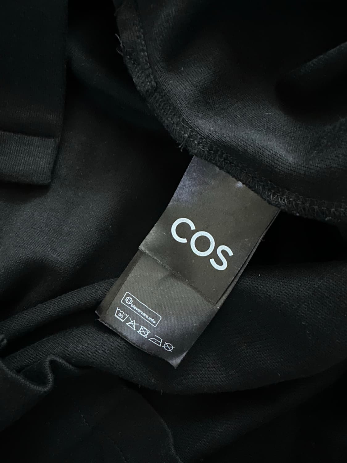 COS 블랙 반팔 셔츠 XL 상품이미지5