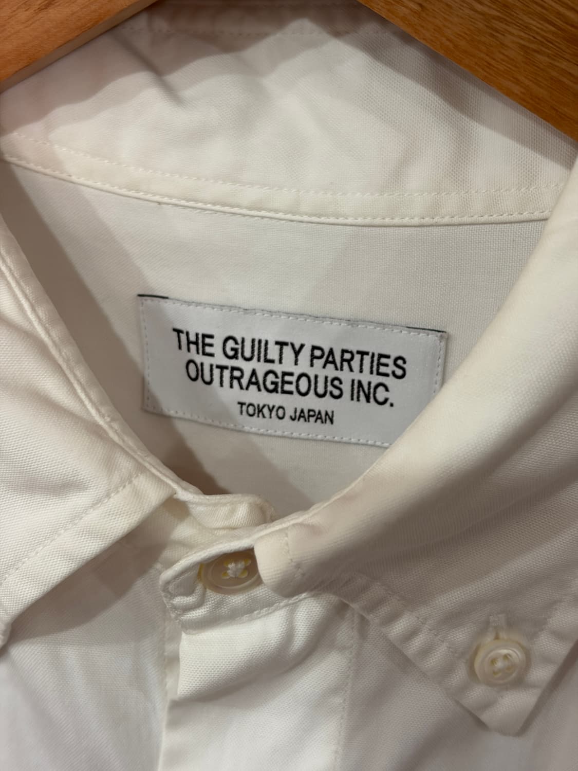 J89 와코마리아 바니걸 옥스퍼드 셔츠 상품이미지4