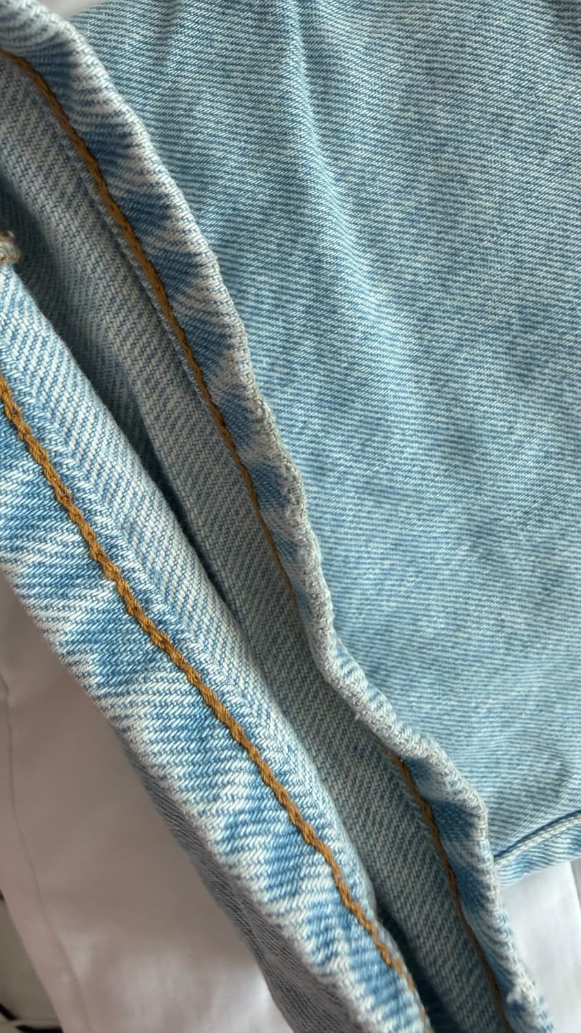 슈프림 레귤러 진 워시드 블루 23FW 34 상품이미지9