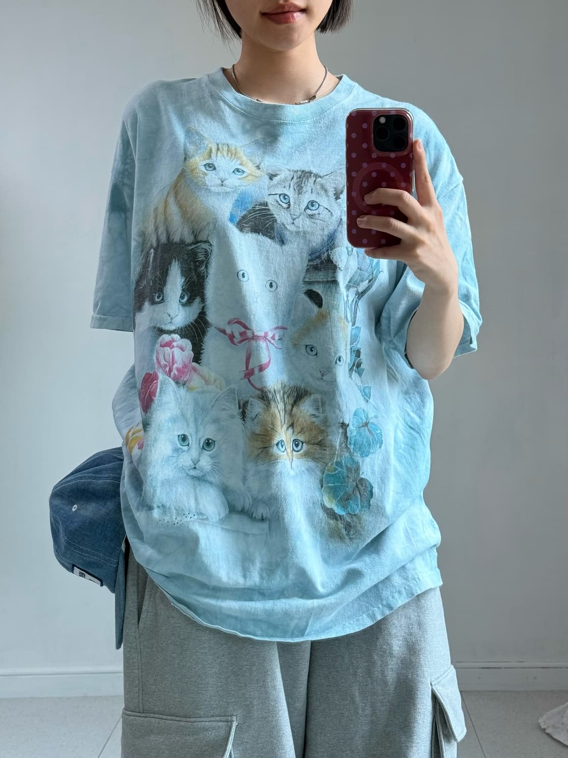 더 마운틴 타이다이 캣츠 반팔티 상품이미지2