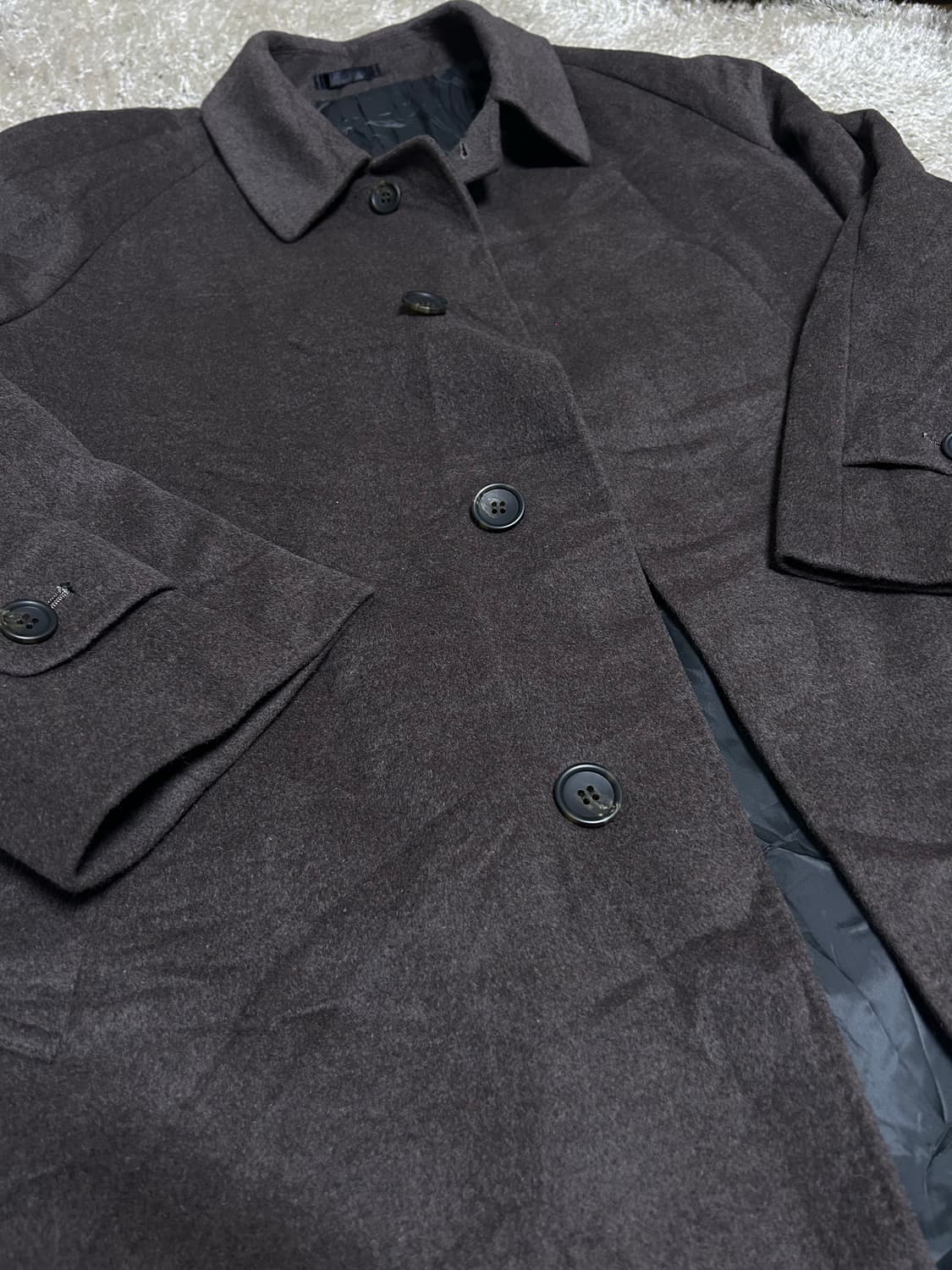 일본판 앙고라 100프로 코트 사이즈 105~110 상품이미지2