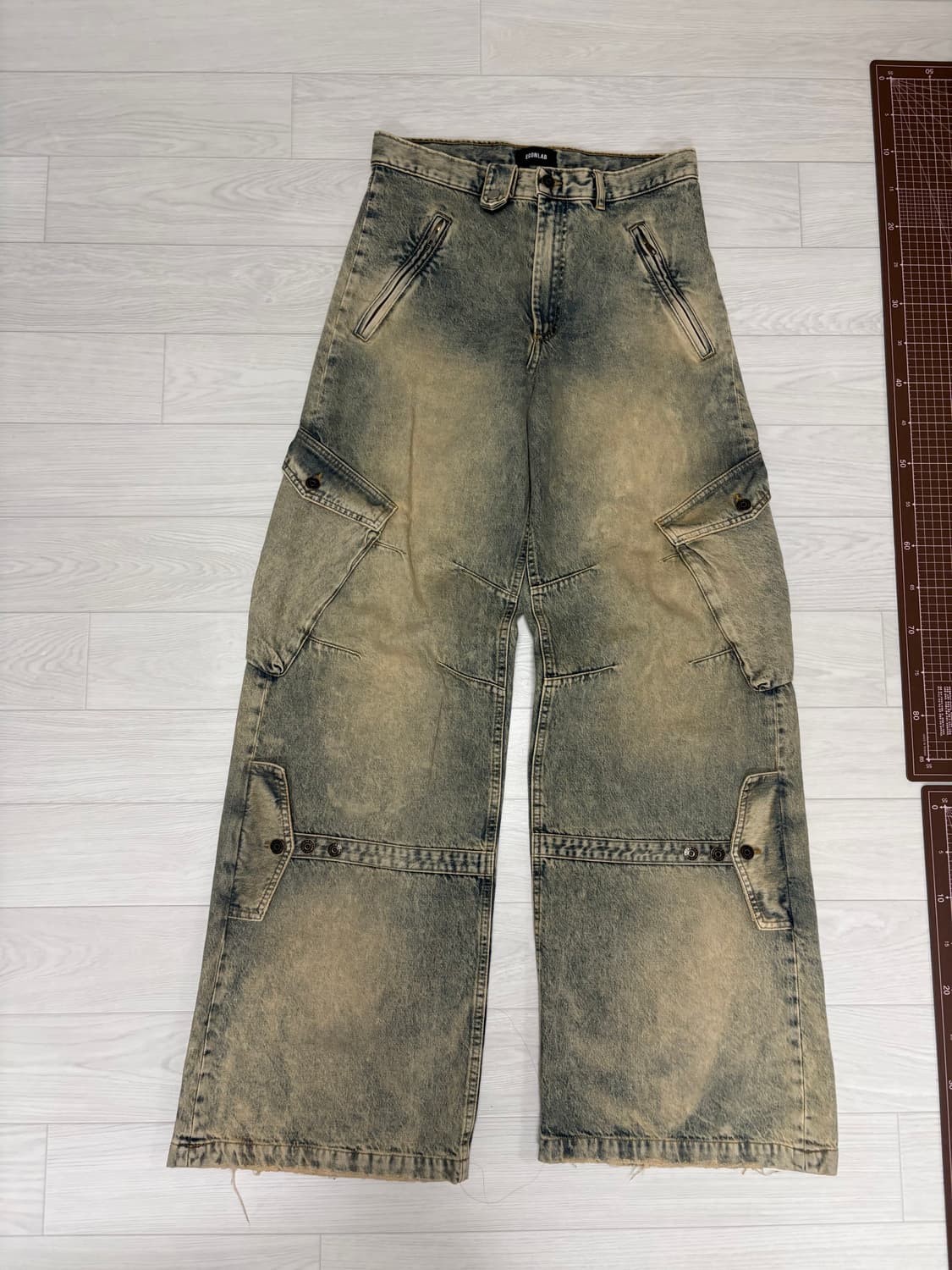 [L] 에곤랩 데님 카고 팬츠 상품이미지2