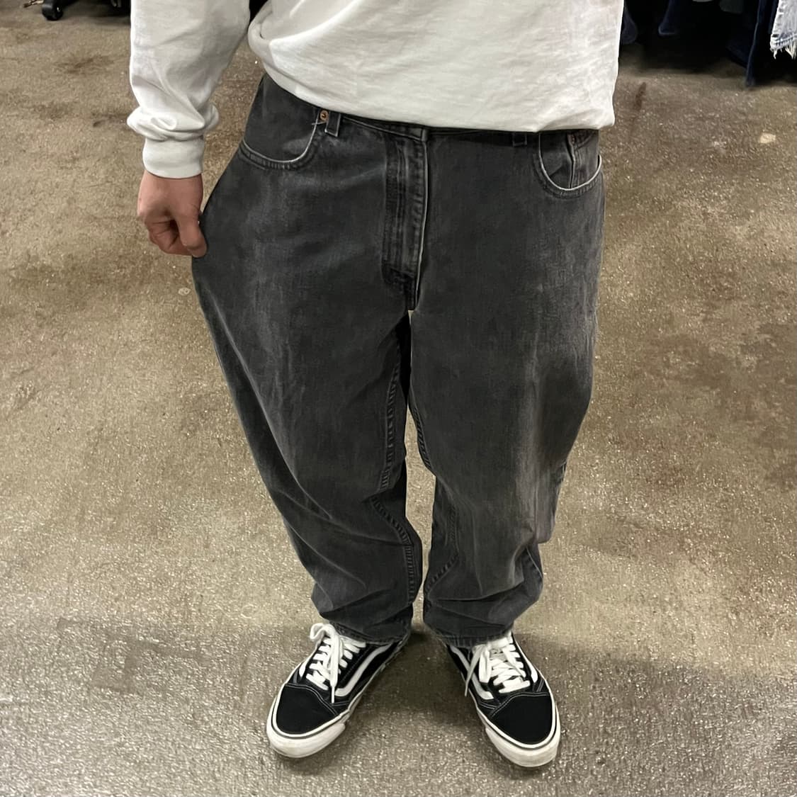 00s USA Levis560 블랙진 (33“) 상품이미지7